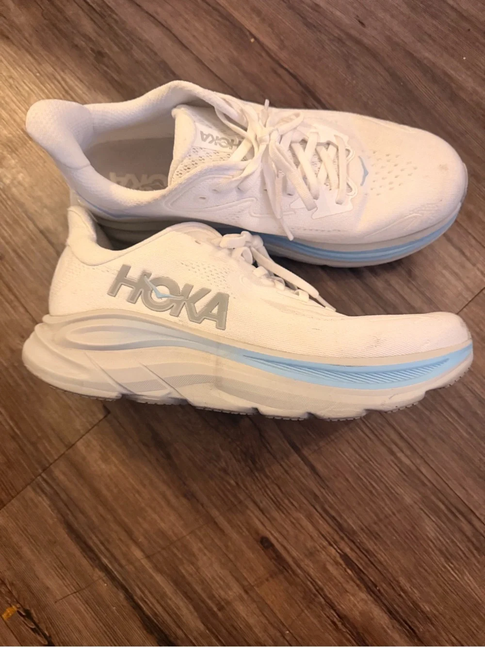 Hoka Men's White Athletic Running Shoes